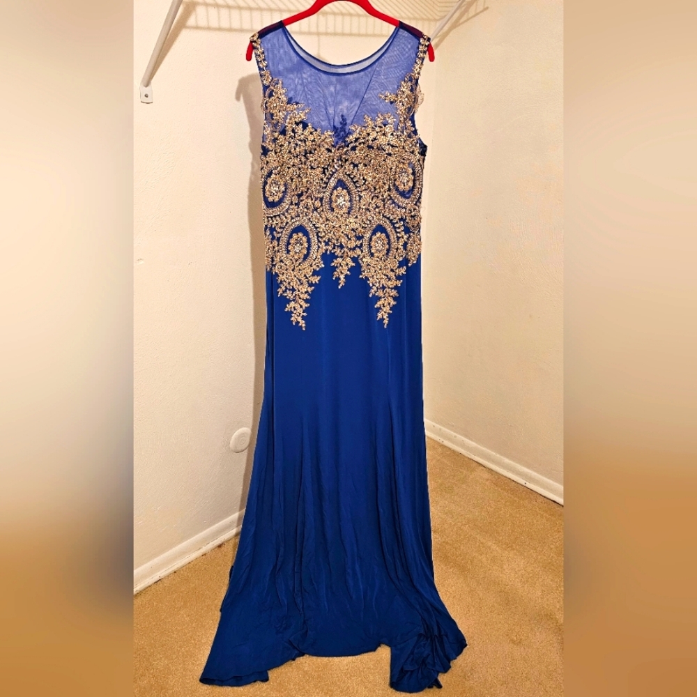 Elegant, Floor Length Dress with Delicate, Gorgeous Beading